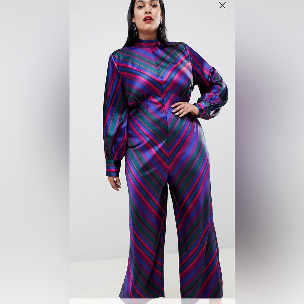 Stripe Jumpsuit…Blossom Sleeve